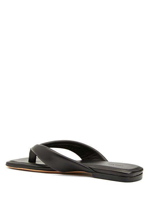 Siyah Kadın Deri Terlik - Görsel 4