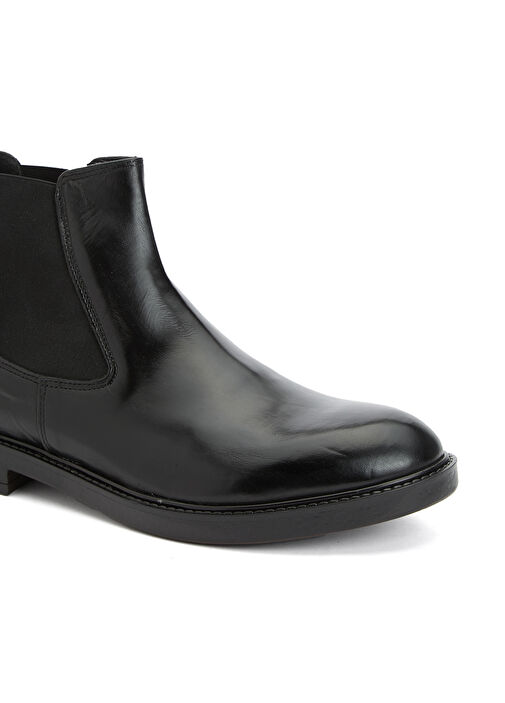 Siyah Erkek Deri Bot - Görsel 7
