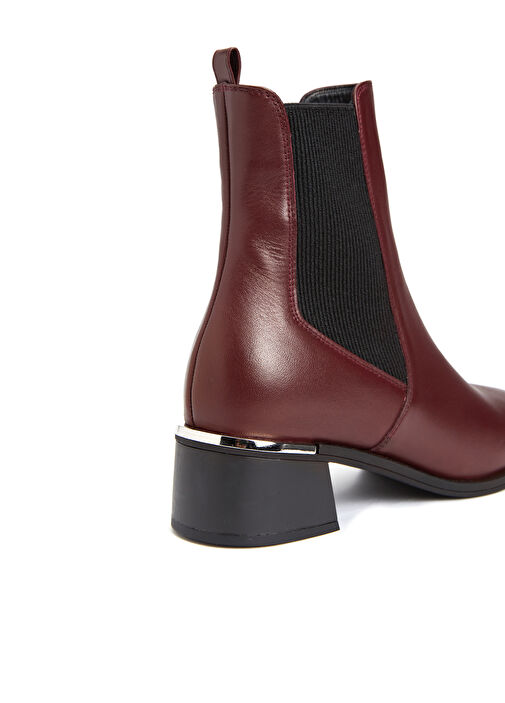 Divarese Divarese Bordo Kadın Deri Bot Beymen'de! Bordo - 7. görsel