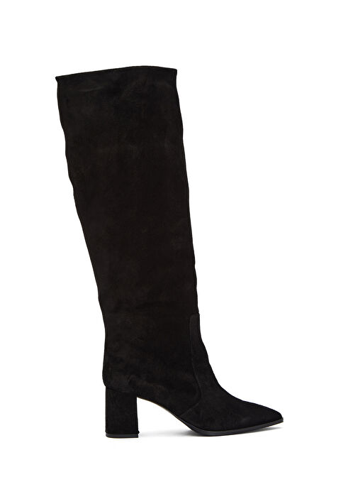 Siyah Kadın Deri Çizme - Görsel 2