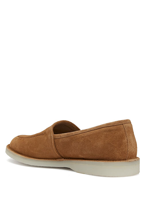 Bej Erkek Süet Loafer - Görsel 4
