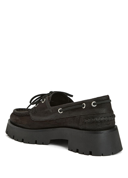 Carson Kahverengi Kadın Süet Loafer - Görsel 4