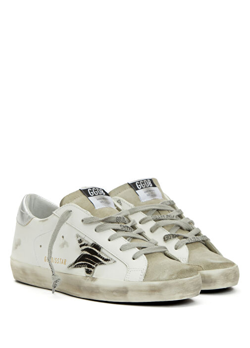 Golden Goose Golden Goose Super Star Kahve Beyaz Kadın Deri Sneaker | Beymen Kahve Beyaz - 3. görsel