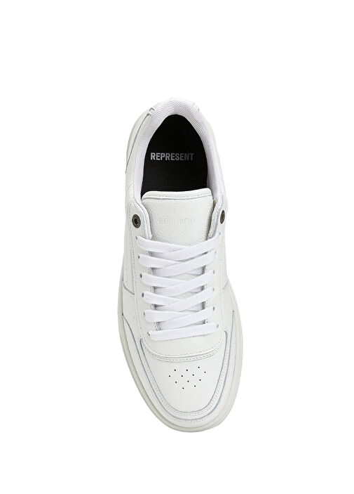 Initial Beyaz Kadın Deri Sneaker - Görsel 5