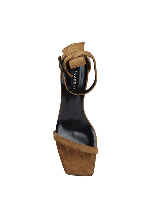 Academia Academia New Essential Tütün Topuklu Deri Sandalet Beymen'de! Tütün - 5. görsel