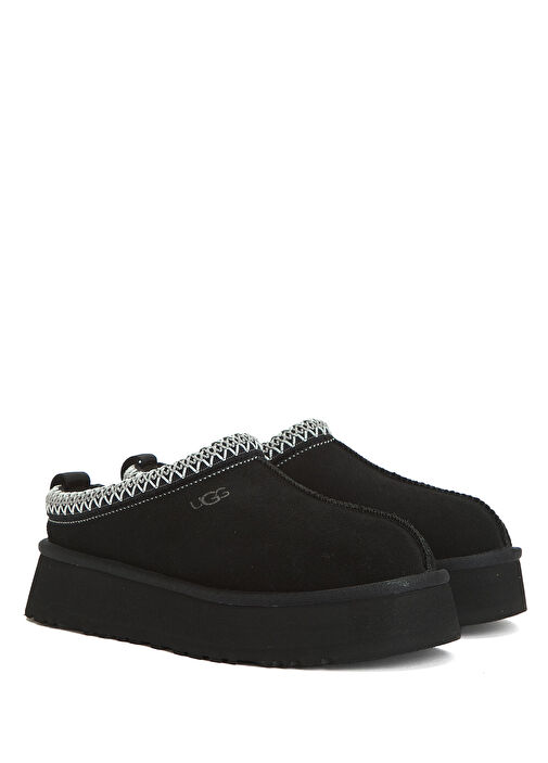 Ugg - Tazz II Siyah Kadın Deri Terlik - Siyah