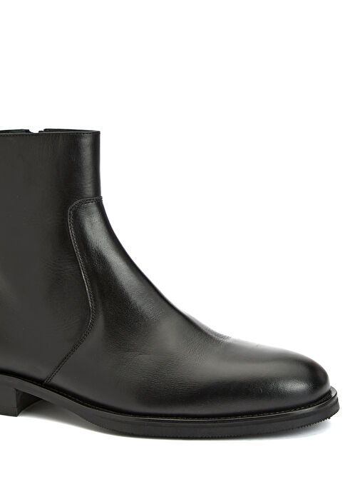 Siyah Erkek Deri Bot - Görsel 7