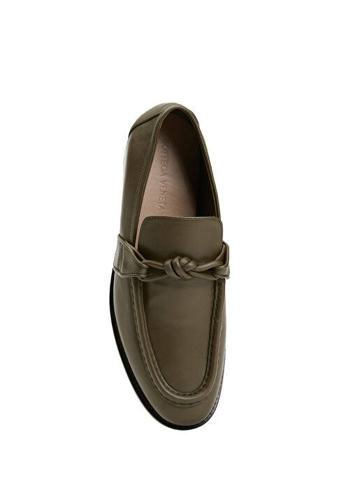 Haki Erkek Deri Loafer - Görsel 5