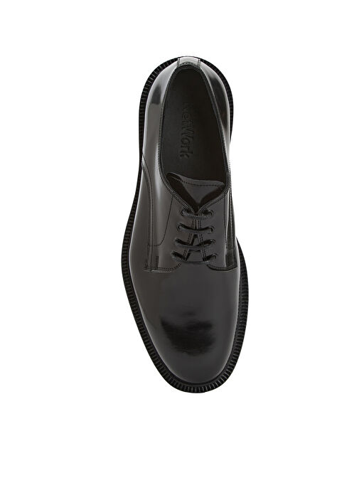 Siyah Erkek Deri Ayakkabı - Görsel 5