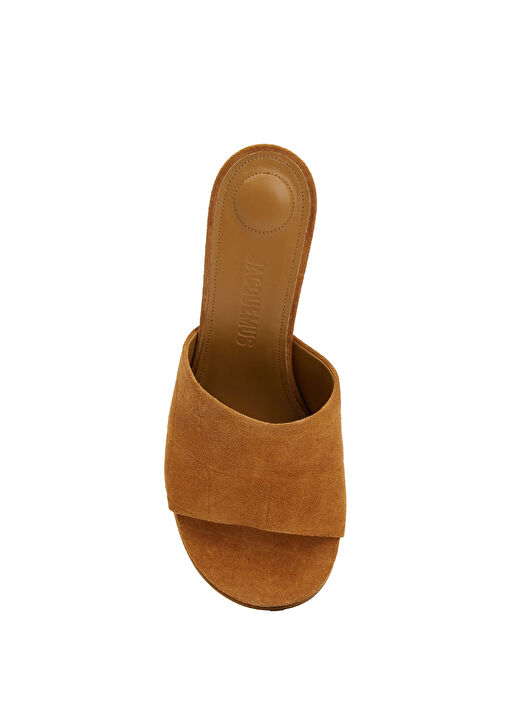 The Double Camel Kadın Süet Terlik - Görsel 5