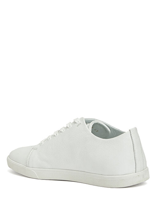 Beyaz Erkek Deri Sneaker - Görsel 4