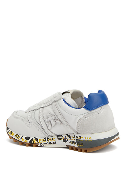 Sky Beyaz Unisex Çocuk Deri Sneaker - Görsel 4