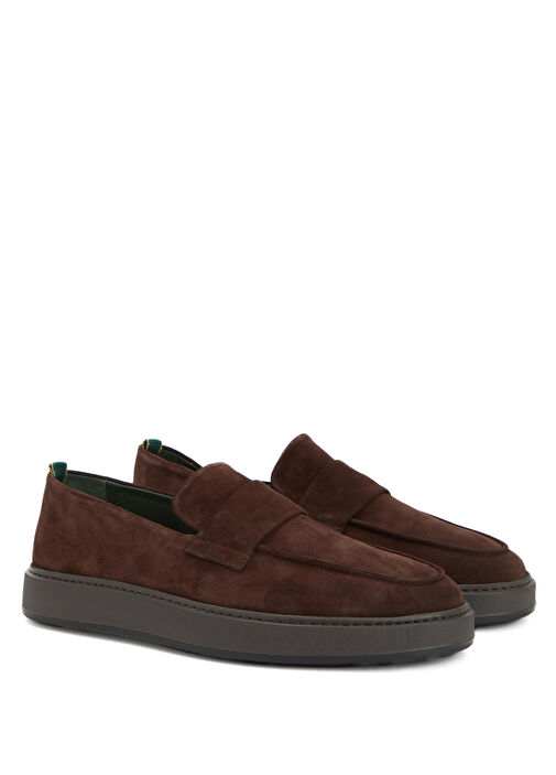 Kahverengi Erkek Süet Loafer - Görsel 3