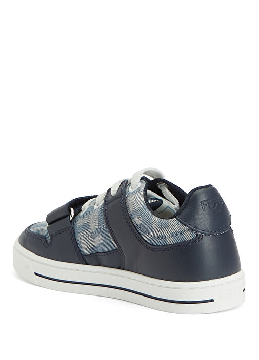 Mavi Unisex Çocuk Deri Sneaker - Görsel 4