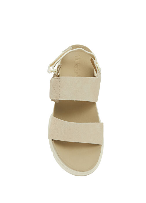 Greyfield Bej Kadın Deri Sandalet - Görsel 5