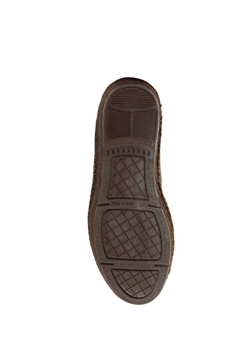 Koyu Kahverengi Erkek Keten Espadril - Görsel 6