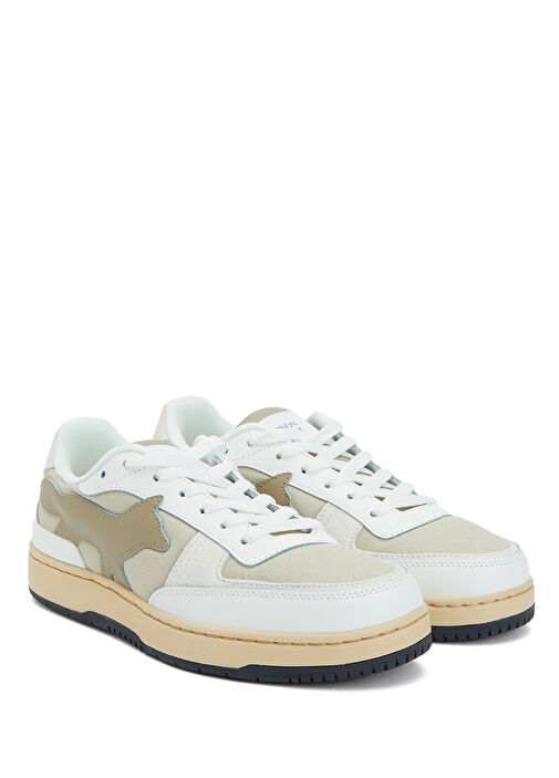 Maison Kitsune Maison Kitsune Chiru Bej Beyaz Kadın Deri Sneaker | Beymen Bej Beyaz - 3. görsel