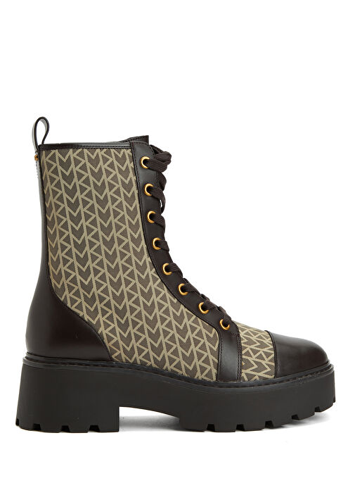 Siyah Logo Desenli Kadın Bot - Görsel 2