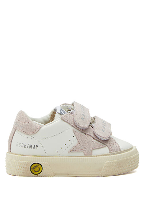 May Beyaz Çocuk Deri Sneaker - Görsel 2