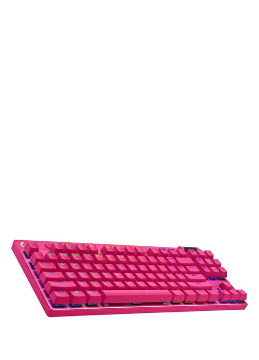 Logitech - G Pro X Tkl Lightspeed Kablosuz Lighsync Pembe RGB