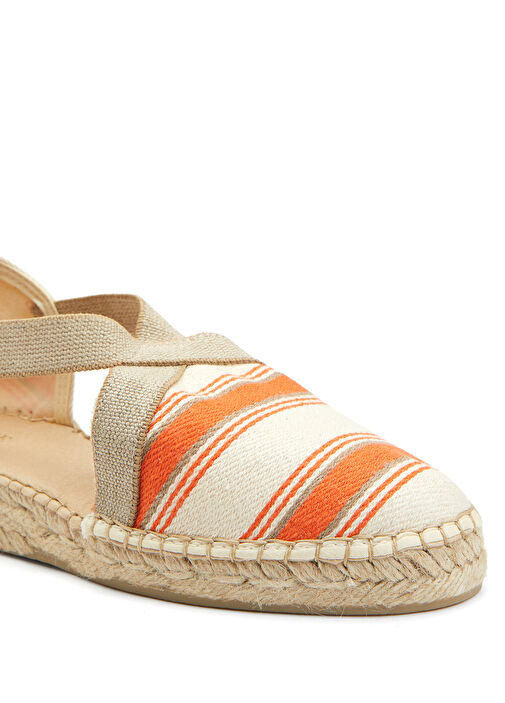 Turuncu Bej Kadın Espadril - Görsel 7