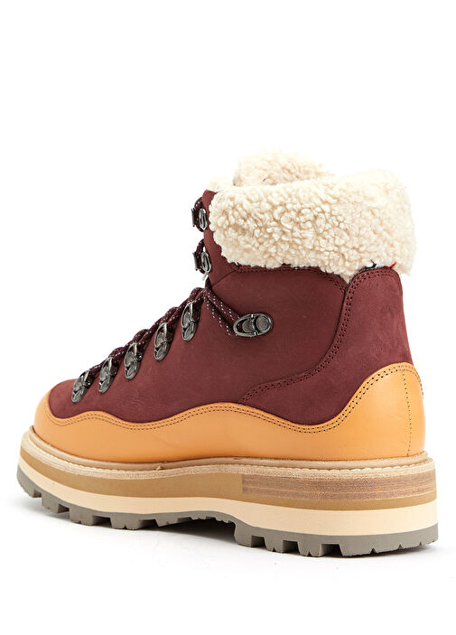 Kahverengi Kadın Deri Bot - Görsel 4