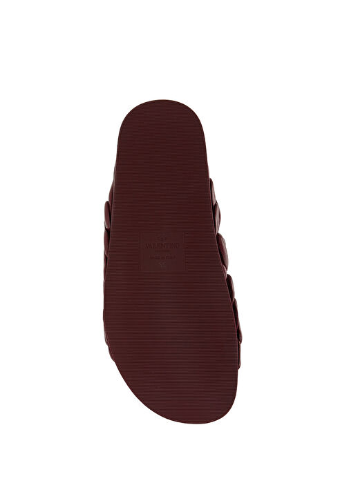 Atelier 03 Rose Edition Bordo Kadın Deri Terlik - Görsel 6