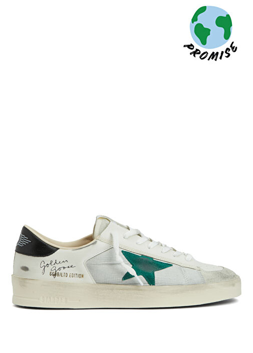 LTD Edition Beyaz Silver Erkek Deri Sneaker - Görsel 2