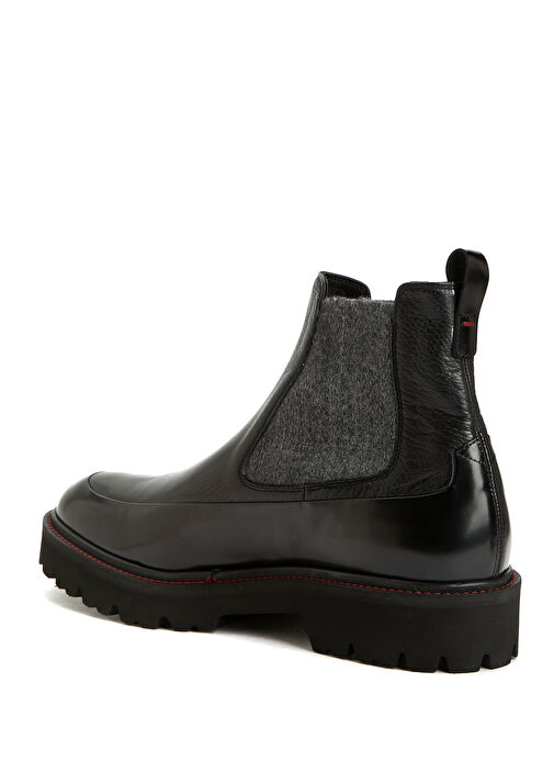 Siyah Erkek Deri Bot - Görsel 4