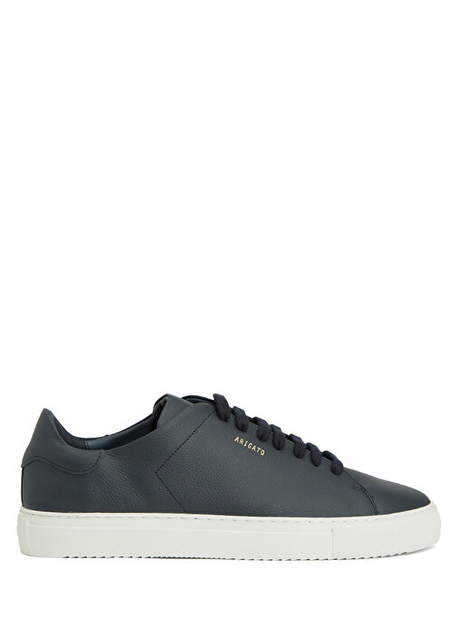 Lacivert Beyaz Erkek Deri Sneaker - Görsel 2