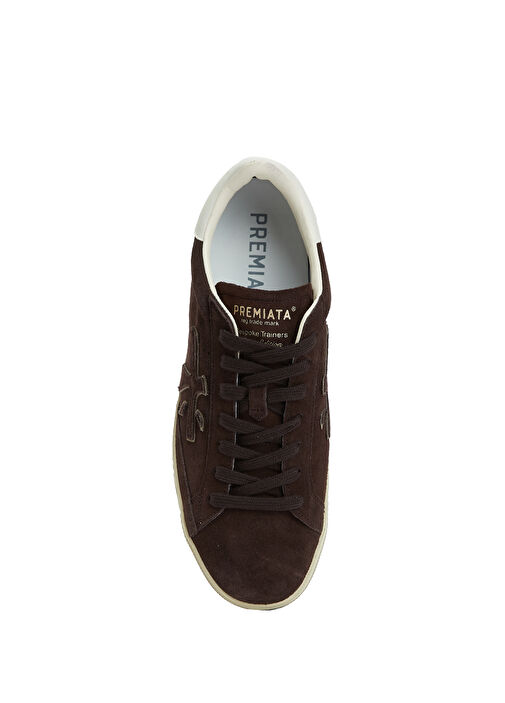 Steven Kahverengi Erkek Deri Sneaker - Görsel 5