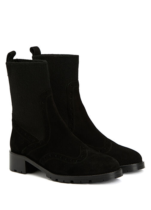 Siyah Kadın Süet Bot - Görsel 3
