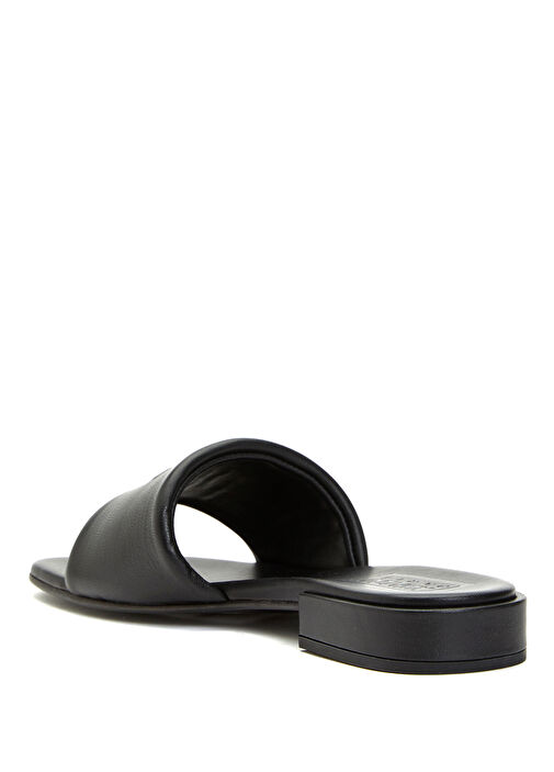 OKI Siyah Kadın Deri Terlik - Görsel 4