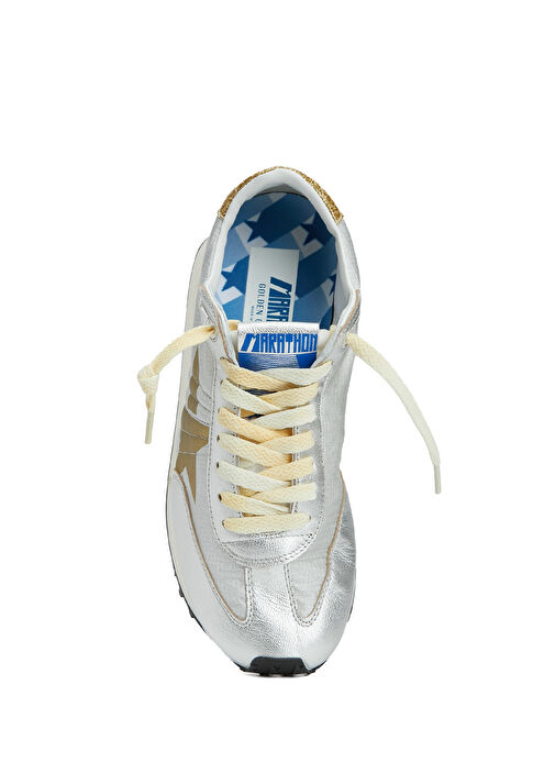 Soul Star Gold Silver Kadın Sneaker - Görsel 5