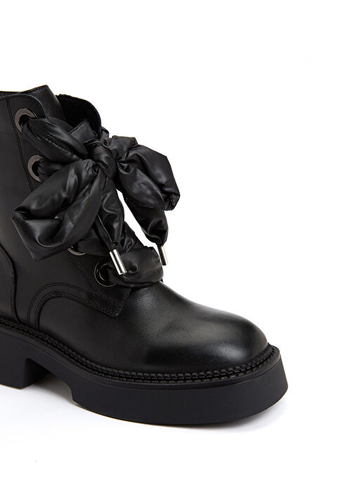 Siyah Kadın Deri Bot - Görsel 7