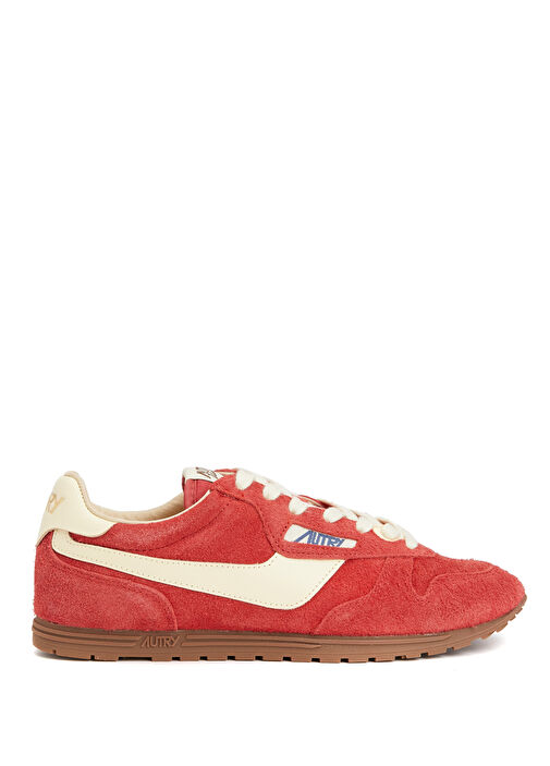 Kırmızı Erkek Deri Sneaker - Görsel 2