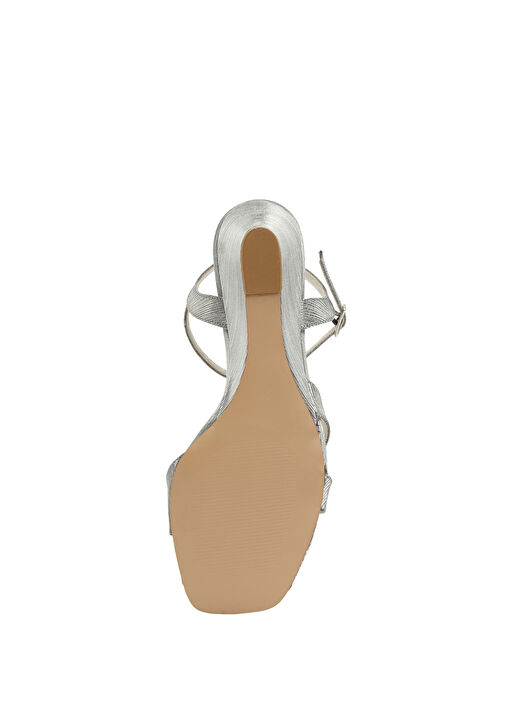 Gümüş Kadın Sandalet - Görsel 6