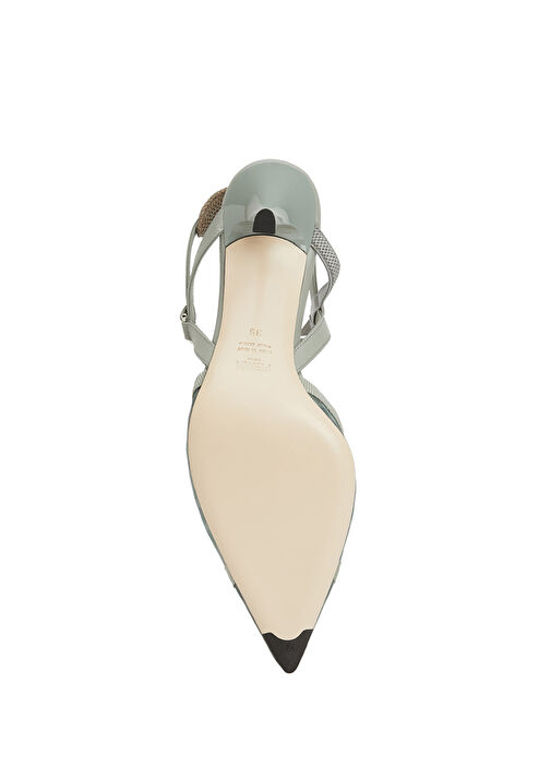 Yeşil Topuklu Ayakkabı - Görsel 6