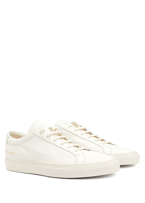 Common Projects Common Projects Beyaz Erkek Deri Sneaker Beymen'de! Beyaz - 3. görsel