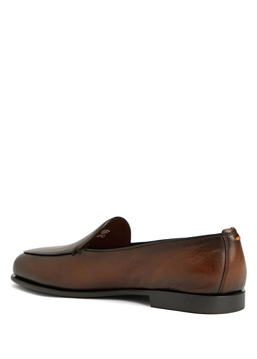 Koyu Kahverengi Erkek Deri Loafer - Görsel 4