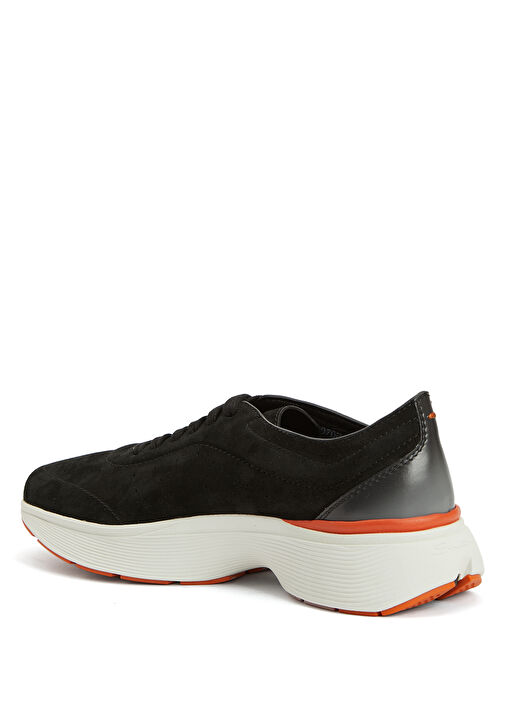Siyah Erkek Süet Sneaker - Görsel 4