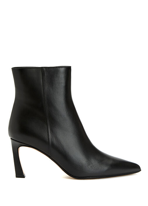 Siyah Aksesuar Detaylı Kadın Deri Bot - Görsel 2