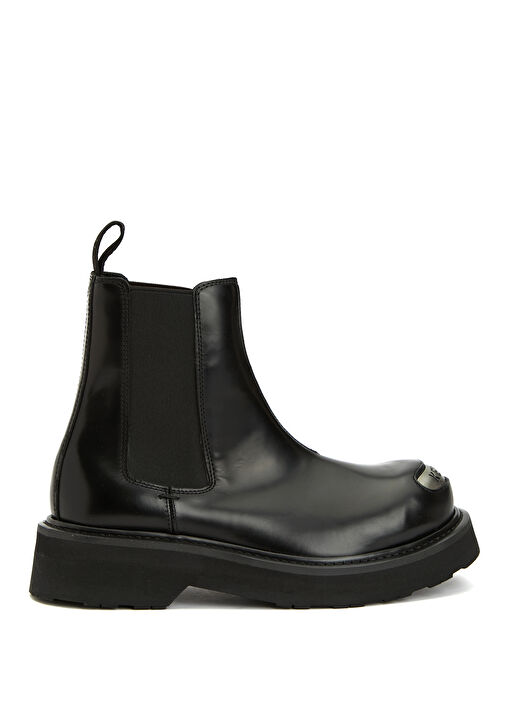 Smile Siyah Kadın Deri Bot - Görsel 2
