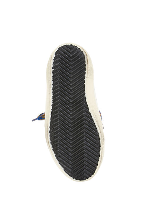 Super Star Mavi Beyaz Unisex Çocuk Deri Sneaker - Görsel 6