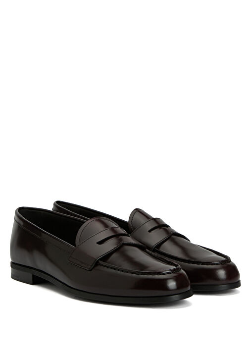 Church's Bordo Church's Deri Kadın Loafer