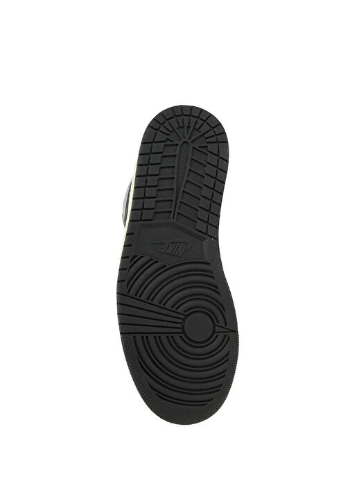 Air Jordan 1 Low Se Siyah Gri Erkek Deri Sneaker - Görsel 6