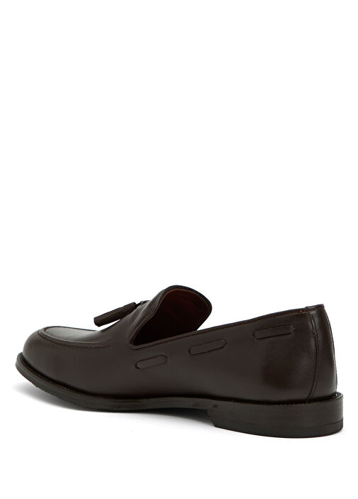 Kahverengi Erkek Deri Loafer - Görsel 4