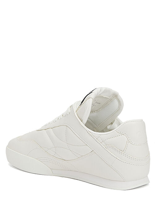 Kick Beyaz Kadın Deri Sneaker - Görsel 4