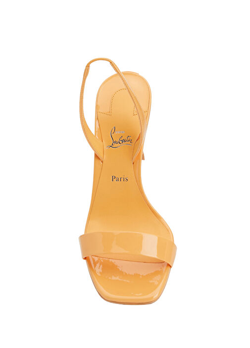 Turuncu Kadın Deri Sandalet - Görsel 5