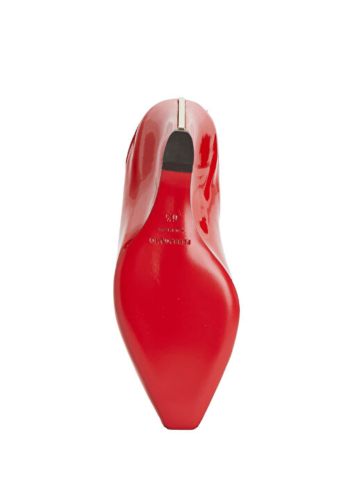 Alicia Kırmızı Kadın Deri Terlik - Görsel 6